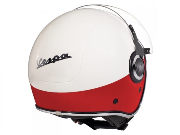Helm -VESPA VJ- Jethelm, Bianco / Rosso Opaco – XS (52-54cm) 606656M01WR
