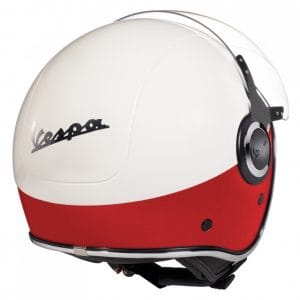 Helm -VESPA VJ- Jethelm, Bianco / Rosso Opaco – L (59-60cm) 606656M04WR