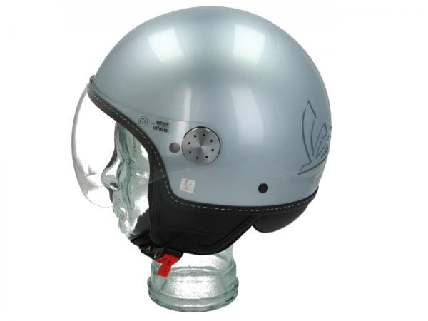 Helm -VESPA Visor 3.0- grau (grigio delicato (G01)) – XS (52-54cm) 606783M01GL