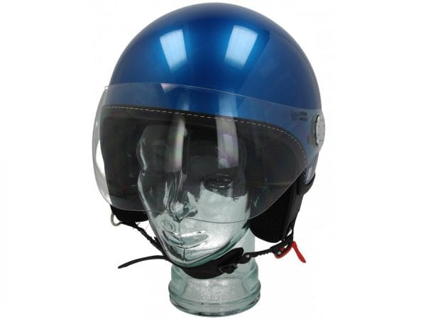 Helm -VESPA Visor 3.0- blau (vivace blue lucido (261/A)) – XS (52-54cm) 606783M01NB
