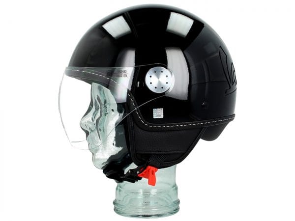 Helm -VESPA Visor 3.0- schwarz lucido (094) L (59-60cm) 606783M04B