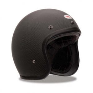 Helm -BELL Custom 500 Carbon, Matte- Jethelm, schwarz – M (57-58 cm) BL600004045M