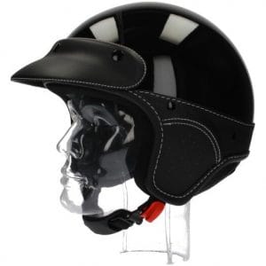 Helm -NEW MAX, Elegance Jethelm- schwarz glänzend – XS (53-54 cm) NM300110XS