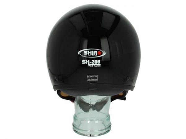 Helm -SHIRO SH206, Jet-Helm- schwarz – M (57-58 cm) SI206010M