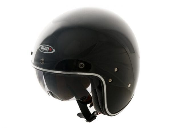 Helm -SHIRO SH235, Jet-Helm- schwarz – M (57-58 cm) SI235010M