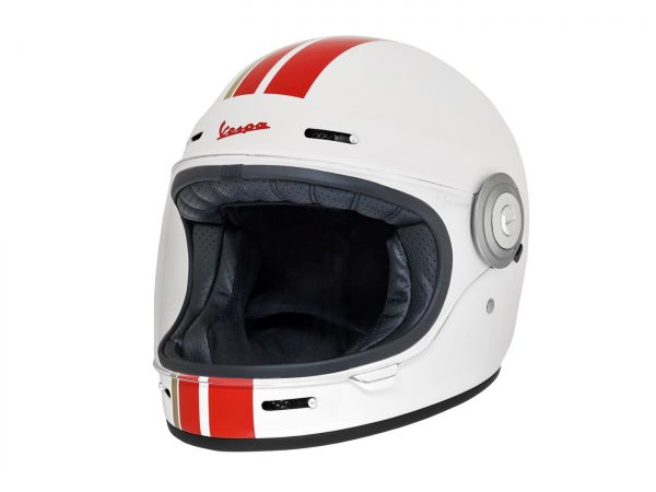 Helm -VESPA Integralhelm- Racing Sixties- weiß rot- S (55-56 cm) 607527M02WH